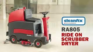 RA805 - RideOn Scrubber Dryer