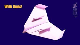 Awesome looking paper airplane. How to make a paper airplane that flies - Gunner