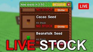 Live  | GROW A GARDEN NEW STOCK, WEATHER! & EGGS 24/7!
