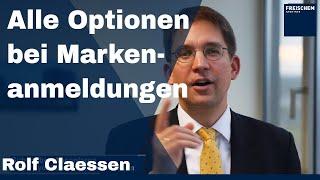  Alle Optionen bei deutschen Markenanmeldungen erklärt - #rolfclaessen