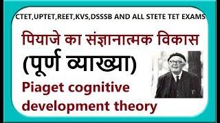 जीन पियाजे के संज्ञानात्मक विकास का सिद्धांत II Piaget's theory of cognitive development