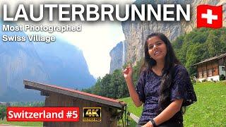  Lauterbrunnen Switzerland - Valley of waterfalls | Hike Staubbach fall | Beautiful Swiss Village