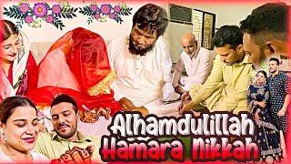 Alhamdulillah Hamara Nikkah  Jis Din Ka Wait Tha Wo Agya 