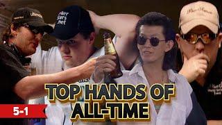 WSOP Top 100 Hands of All Time | 5-1 | Phil Hellmuth, Matt Affleck, Scotty Nguyen & Chris Moneymaker