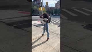 beyoncé's dancer recreating beychella in the streets