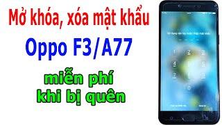 Mở khóa, xóa mật khẩu Oppo A77/F3 miễn phí khi bị quên