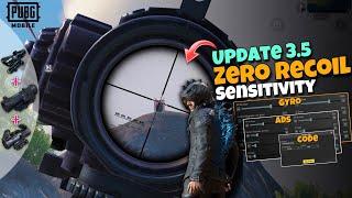 Update 3.5 Best Sensitivity Settings  For All Devices Gyroscope & Non Gyro | PUBG/BGMI