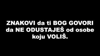 ZNAKOVI da ti BOG GOVORI da NE ODUSTAJEŠ od osobe koju VOLIŠ / SrceTerapija sa Šaptačem