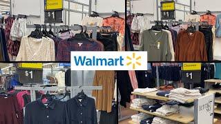 ALMOST ALL OF THE CLOTHES ARE $1.00‼️WALMART CLEARANCE THIS WEEK | WALMART SHOP WITH ME | FASHION