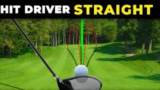 HOW TO HIT DRIVER STRAIGHT -  The driver swing is much easier when you know this