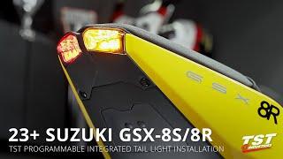 How to Install Programmable Integrated Tail Light on 2023+ Suzuki GSX-8S / GSX-8R by TST Industries