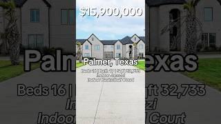 The Most Expensive Home on the Market | Palmer, TX #dreamhome #luxuryrealestate #mansion