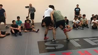 FitchSMASH MMA Wrestling: 2 on 1 (Russian Tie) to Single Leg Attack