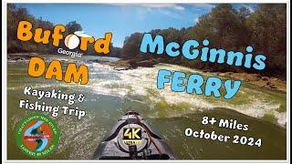 8.3 Miles KAYAKING & FISHING Buford Dam-McGinnis Ferry (Brown/Rainbow Trout)