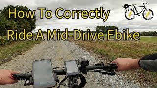 How To Ride A Mid Drive Ebike