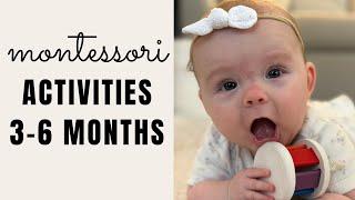 Montessori for Babies - 3-6 Months Activities and More!