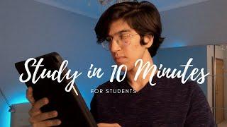 Why it Takes me 10 Minutes to Study for an Exam