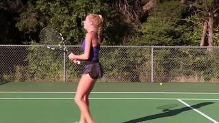 Alexandra Reinhart College Tennis Recruiting Video 2016 & 2017