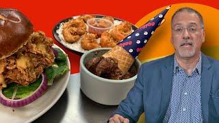 Tasting plant-based chicken, shrimp, and ice cream!