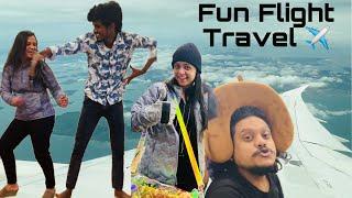 நடுவானத்துல Extreme Fun  India - Australia ️ Manimegalai, Bala, Pugazh