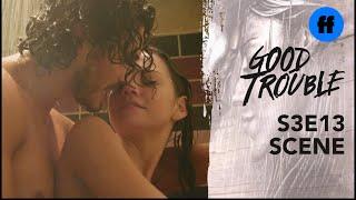 Good Trouble Season 3, Episode 13 | Callie and Gael's Steamy Shower Scene | Freeform