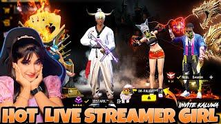 Biggest Youtube Live SteamerGirl Vs Kaluwa On Live Stream Open Challenge आजा Noob1 vs 4 में !!