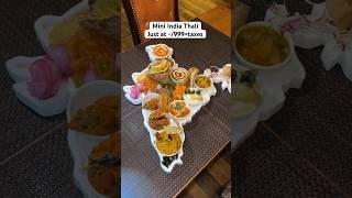 Indian Mini Thaali  Has Variety Of Food From Different State of India | Indian Food Flavours