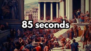 History of Rome in 85 seconds