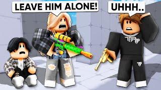 I Made a KID Mad, and His MOM Joined.. (Roblox Rivals)