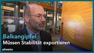 Balkangipfel: Interview mit Manfred Weber (CSU/EVP) am 18.12.24