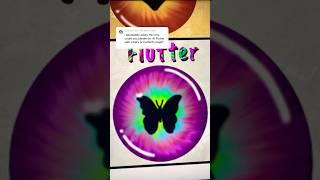 eye series | flutter🪅 | #shorts #procreate #digitalart #summeronshorts #satisfying #shortsviral