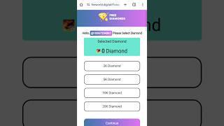 How To Get Free 5000 Diamond  in Free Fire || Free Fire Me Diamond Kaise Le || RH GAMER 007