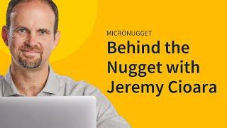 Behind The Scenes: "Making a CBT Nugget" with Jeremy Cioara