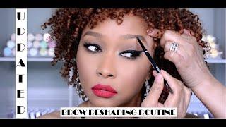 Updated Eyebrow Routine | How To Reshape Your Eyebrows Tutorial | MakeUPbyKiani