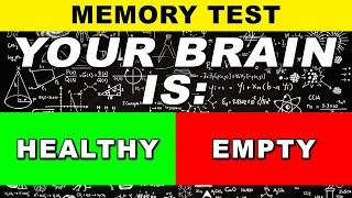 Memory Test - Only A Healthy Brain Can Pass This Quiz! | Ultimate Trivia Quiz Round 72