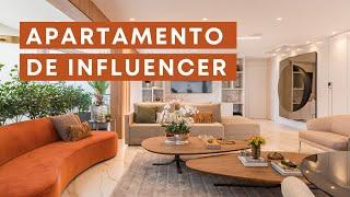 Apartamento INSTAGRAMÁVEL da INFLUENCER Carol Deny com varanda integrada