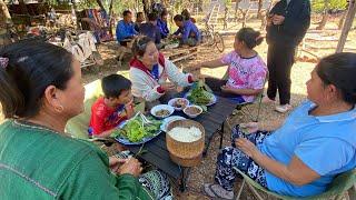 ไปตลาดชึ้อของกับสาวแสงกินข้าวเที่ยงชุมแชวเถียงนาใหม่