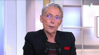 Élisabeth Borne se confie sur sa relation avec Emmanuel Macron - C à Vous - 23/10/2024