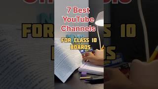 7 Best YouTube Channels for Class 10 Boards  #boards #boardshorts #shortsfeed #cbse #class10maths
