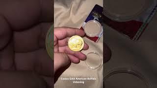 Unboxing the 1 oz American Gold Buffalo Coin from #costco #unboxing #gold #coin #coincollecting