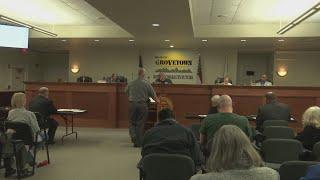 Grovetown City Council showing support for a state retirement plan for police officers in Georgia