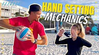 MASTER Hand Setting Mechanics for Volleyball and Make Setting EASY!