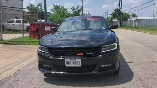 Dodge Charger Feniex Police Lights by EFS Houston Emergency Fleet Service