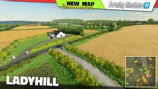 FS22  NEW MAP "Ladyhill" - Farming Simulator 22 New Map Review 2K60