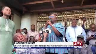 Kantamanto Market: Dr. Bawumia promises to rebuild the market and install CCTV cameras.