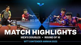 Yukiya Uda/Shunsuke Togami vs Kwan Man Ho/Li Hon Ming | MD R16 | WTT Contender Amman 2023