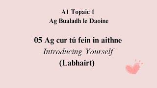 05  Ag cur tú fein in aithne - Introducing Yourself