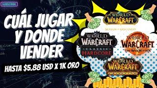 PAGAN BIEN: DONDE PUEDES VENDER TU ORO DE WOW