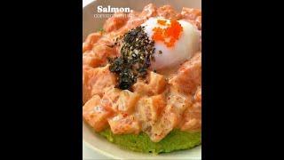 想告诉全世界三文鱼牛油果拌饭好吃哭！ #一人食吃什么 #今天晚餐长这样 #低脂低卡餐 #三文鱼 #三文鱼拌饭