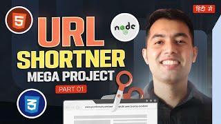 Build a URL Shortener with HTML, CSS & Node.js || P-1